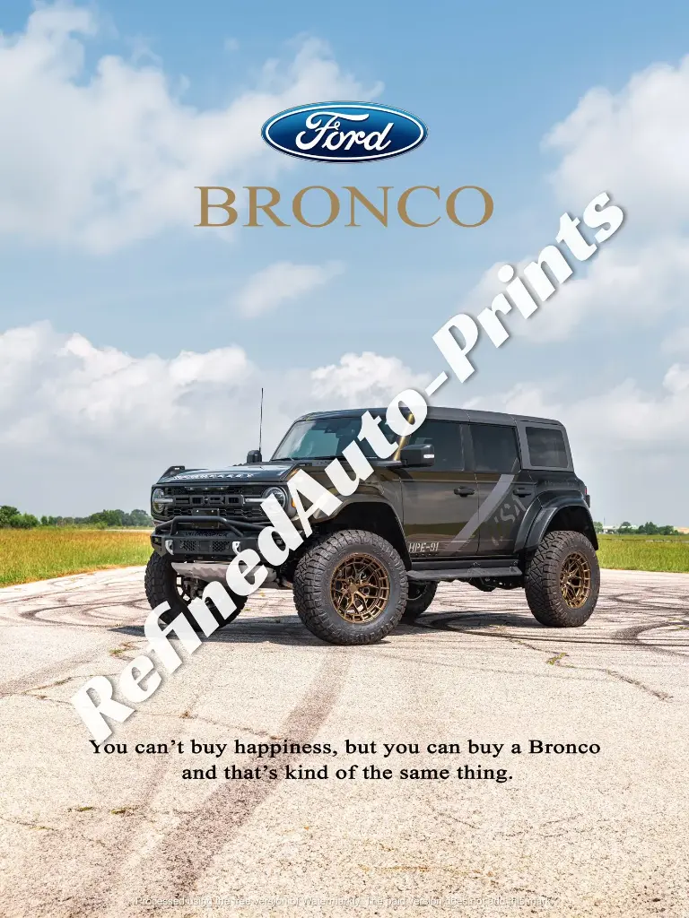 Ford Bronco Velociraptor 500 Poster.webp