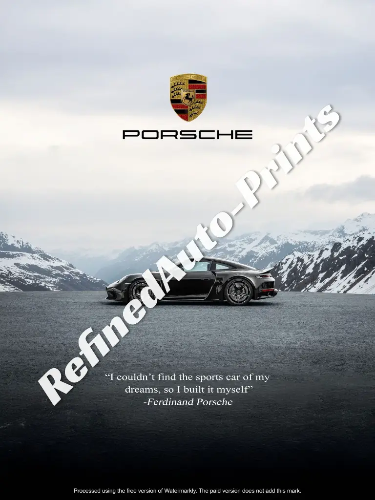 Porsche 992 Turbo S Poster.webp