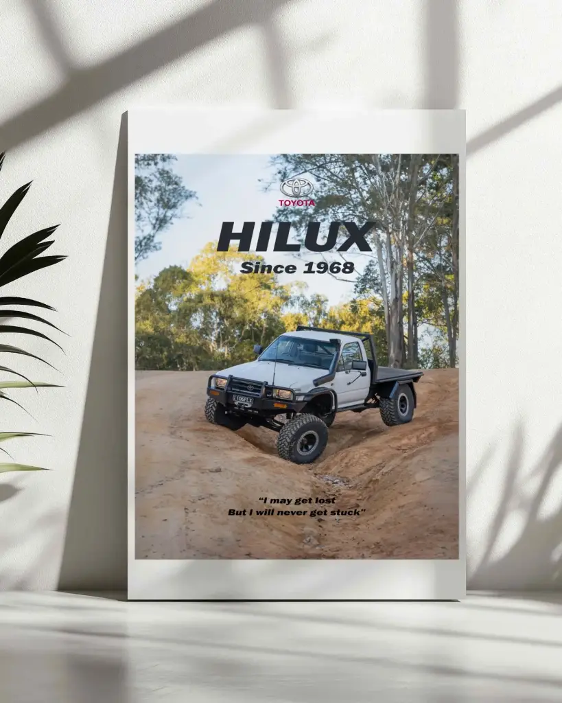 Toyota Hilux 4x4 Poster