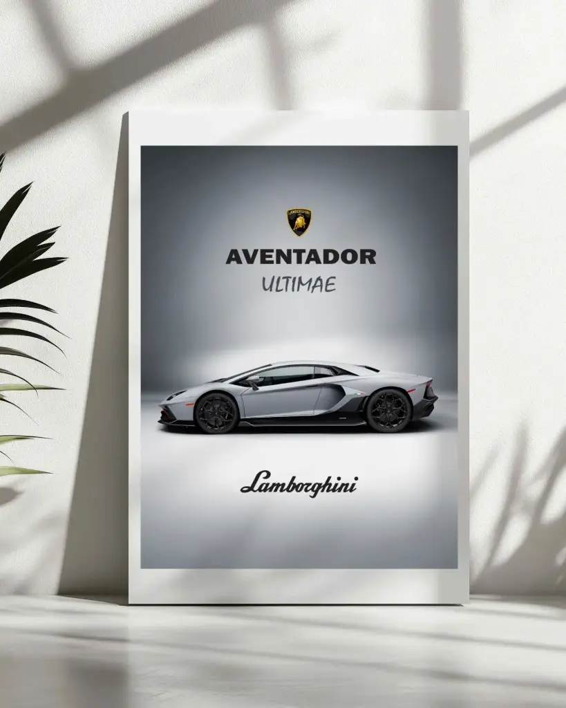 Lamborghini Aventador Ultimae Poster