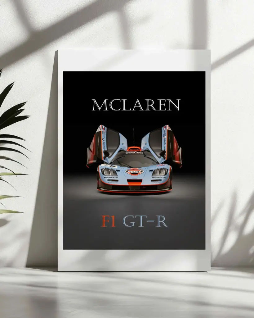 McLaren F1 GT-R Poster