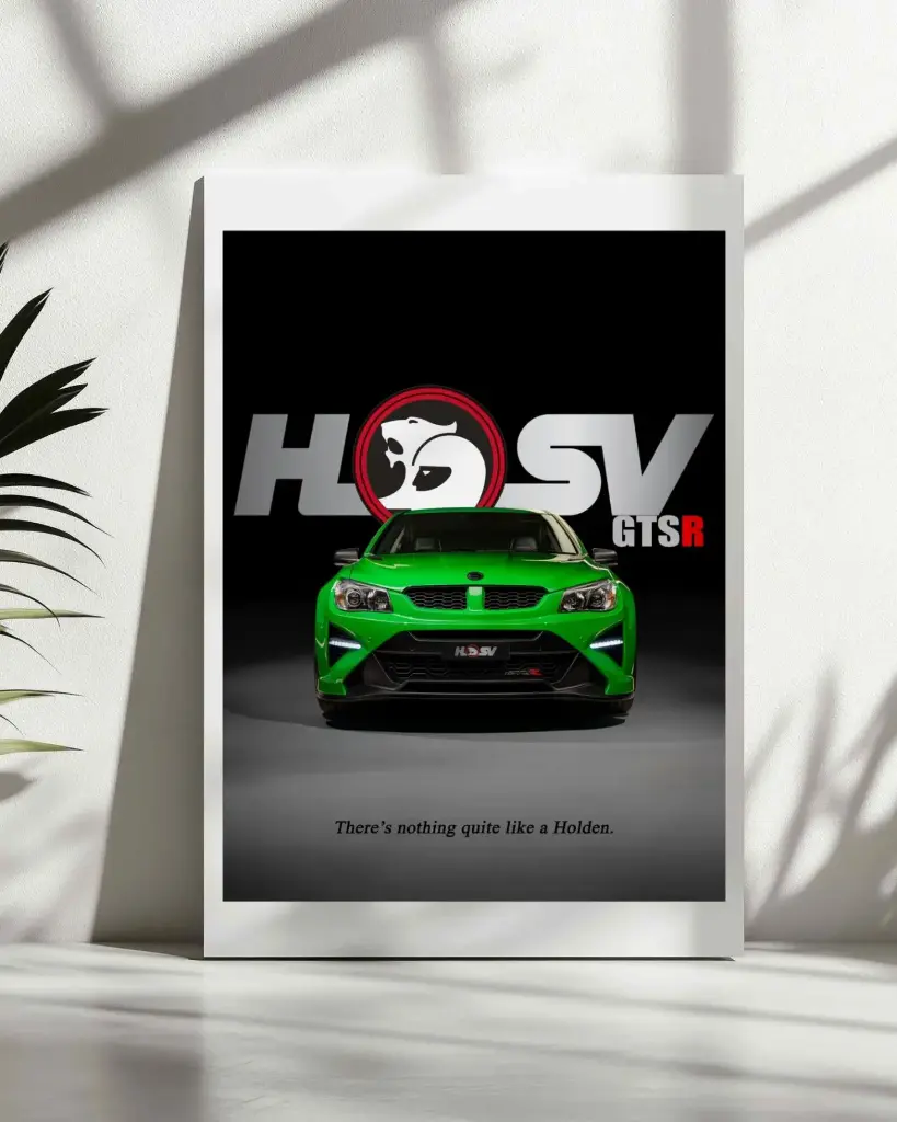 Holden Commodore HSV GTSR Poster